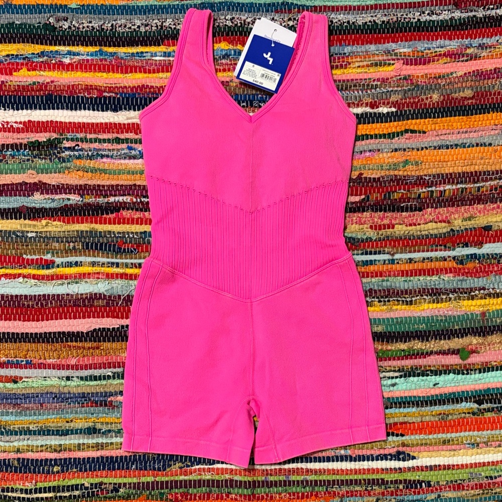 JoyLab Pink romper NWT active casual wear size small